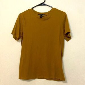 Short Sleeve, Color Mustard Yellow, Size Medium